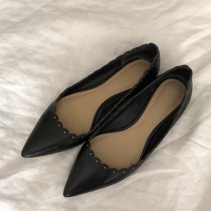 Coach Jill Soft Shine Calf Ballet Flats